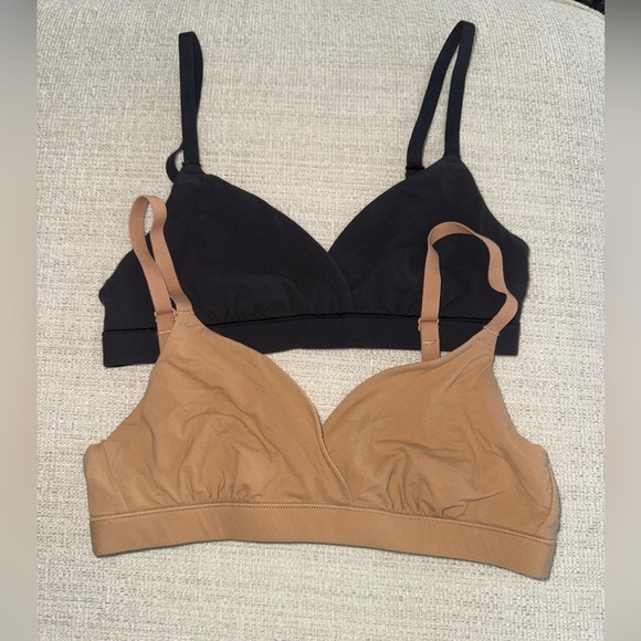 SKIMS Fits Everybody Crossover Bralette Set of 2